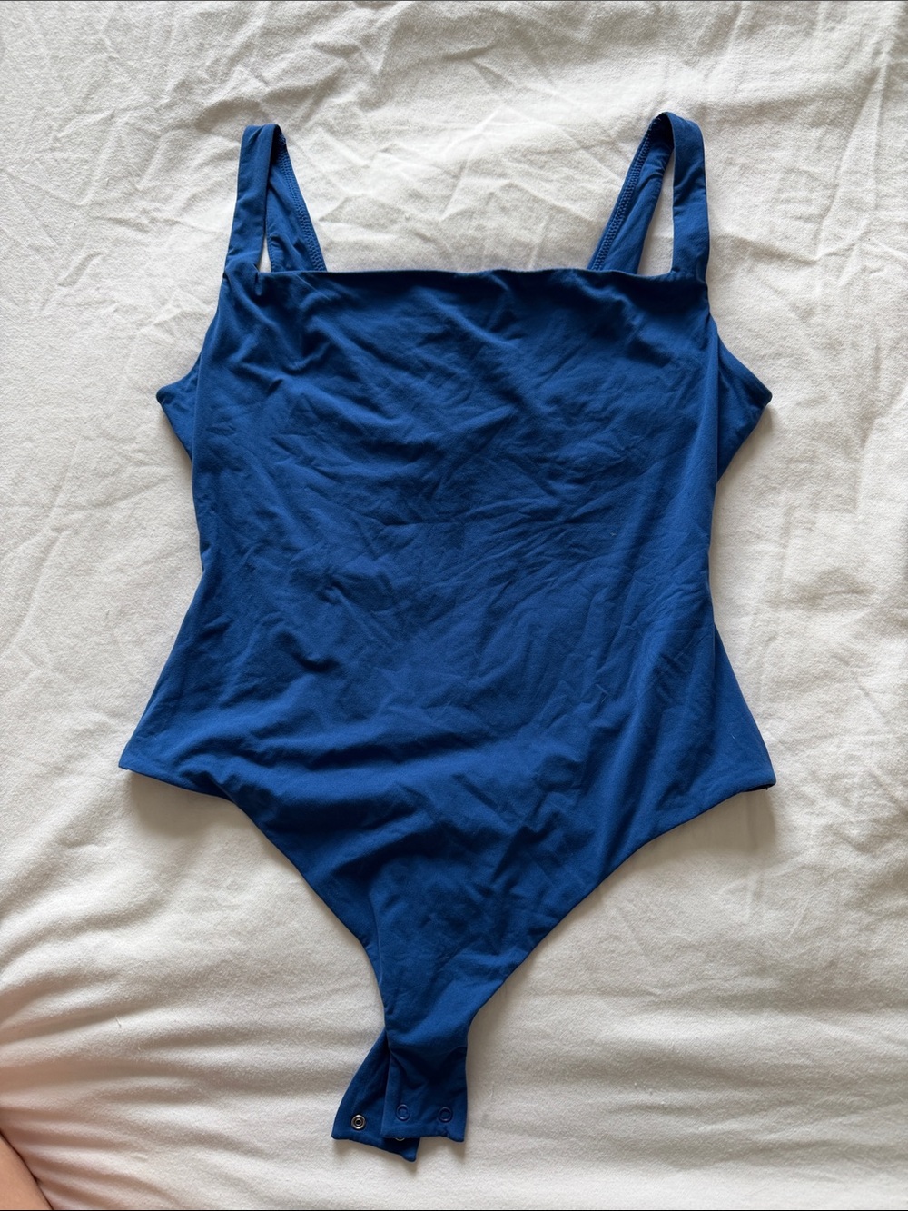 SKIMS Royal Blue One-Piece Bodysuit